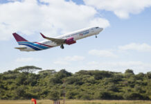 FlySafair Expands Regional Network with Zambia Route FlySafair aircraft operating flights between Johannesburg and Lusaka, Zambia