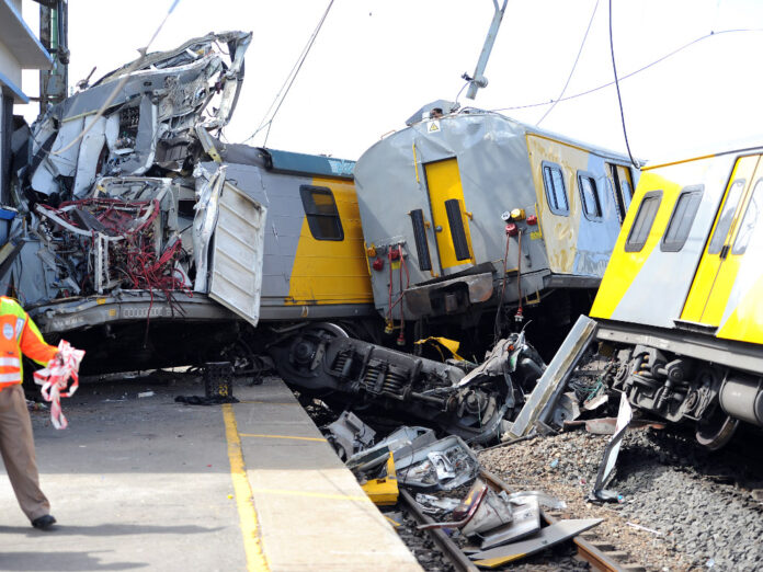 Metrorail wrecked trains