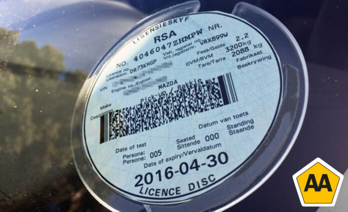 AA renewing your car license