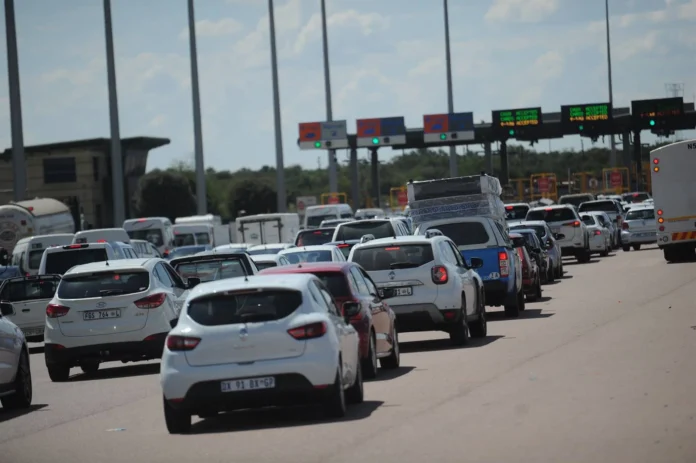 South African motorists travelling on the road during the Heritage Day long weekend